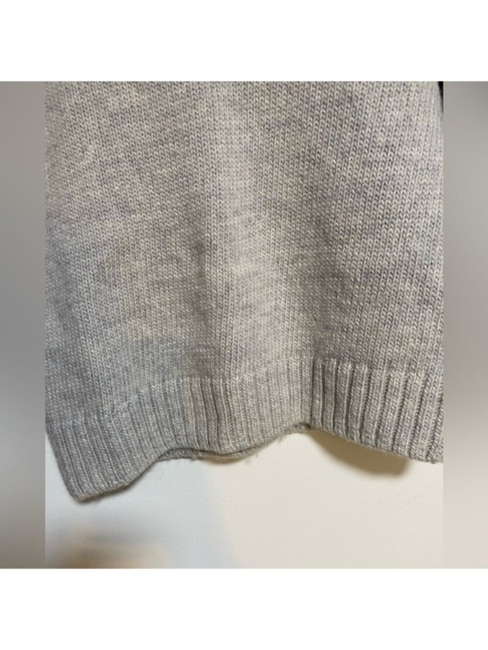 COS Light Grey Wool Blend Crewneck Sweater Size XS - Picture 6 of 7